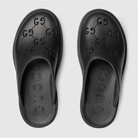 womens rubber sandals gucci|Gucci closed toe sandals.